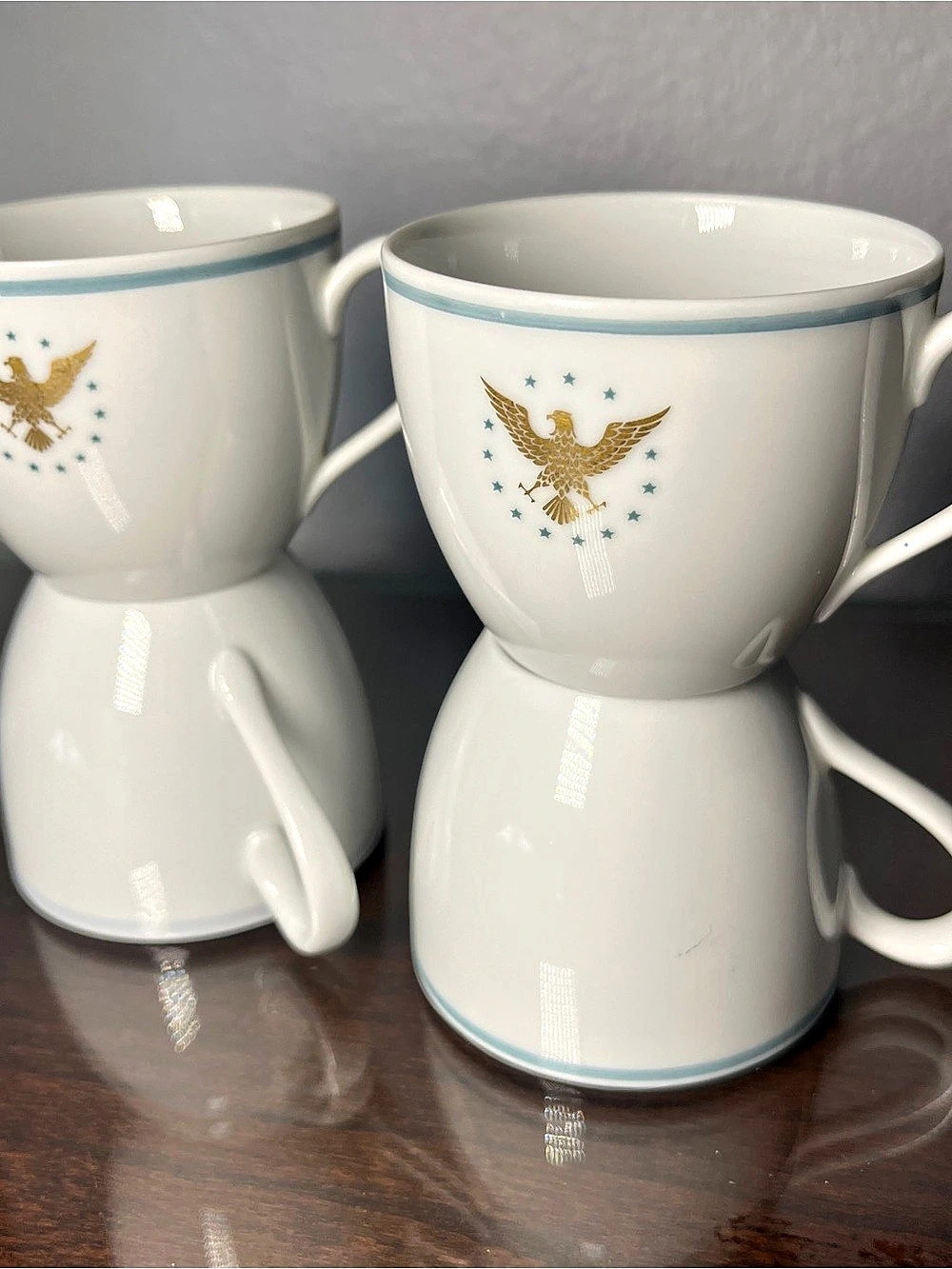 PAN AM Airlines Noritake President Demitasse Expresso Cups Set of 4, Vintage